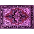thumbnail image 1 of Ahgly Company Indoor Rectangle Persian Purple Traditional Area Rugs, 8' x 12', 1 of 4