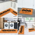 thumbnail image 5 of Halloween Kitchen Rugs Sets Of 2 Halloween Bat Spider Web Kitchen Mats for Door Bath Non Skid Sink Mats Decorations for Home Dining Room (17x47in+30x17in), 5 of 7