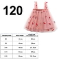 thumbnail image 2 of Vestido de tul para niña Laklulu, vestido de princesa para niñas pequeñas, vestido de playa de verano sin mangas, vestidos de verano, rosa, 120 cm, 2 of 5