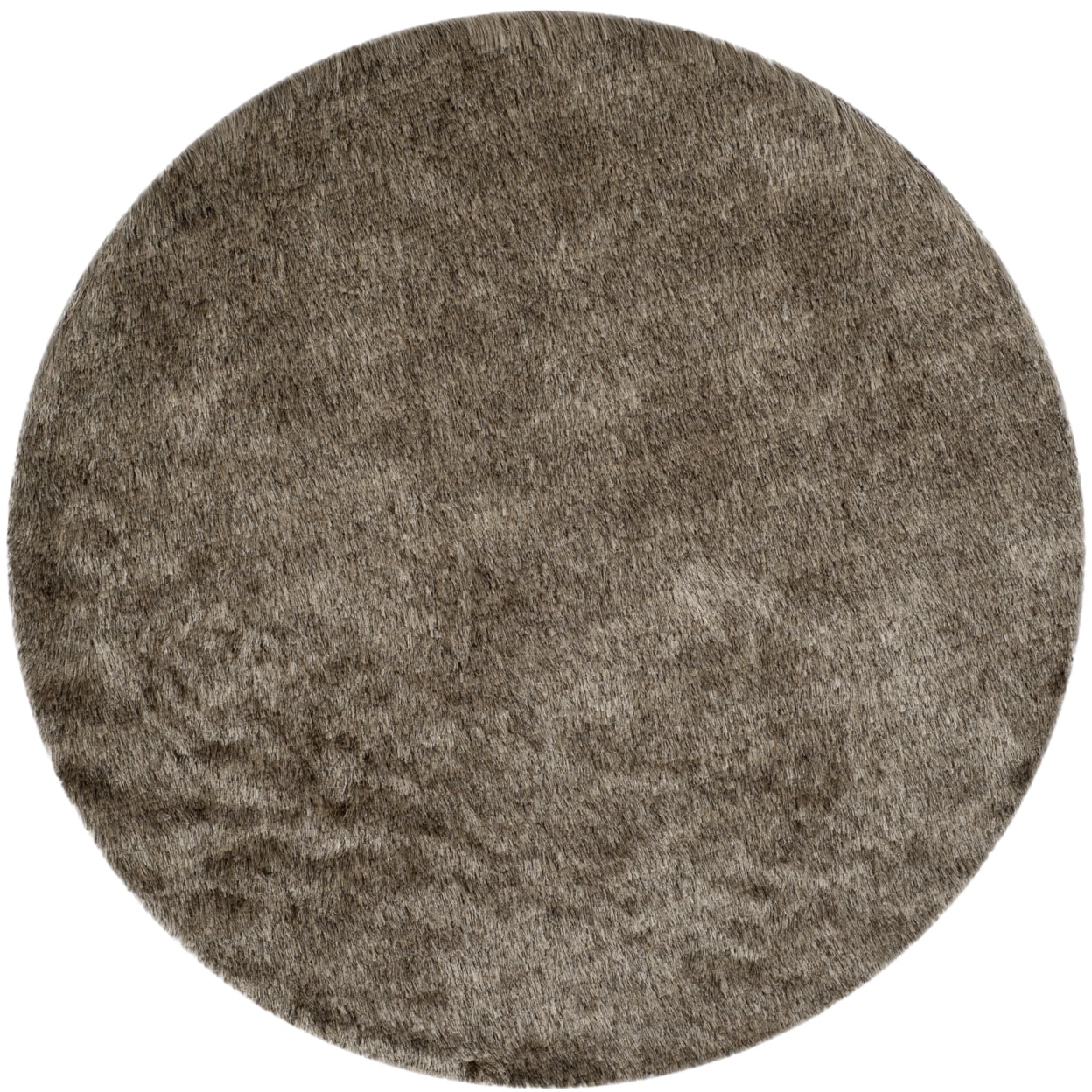 SAFAVIEH Paris Darwin Plush Polyester Shag Runner Rug, Sable, 2'3" x 12'