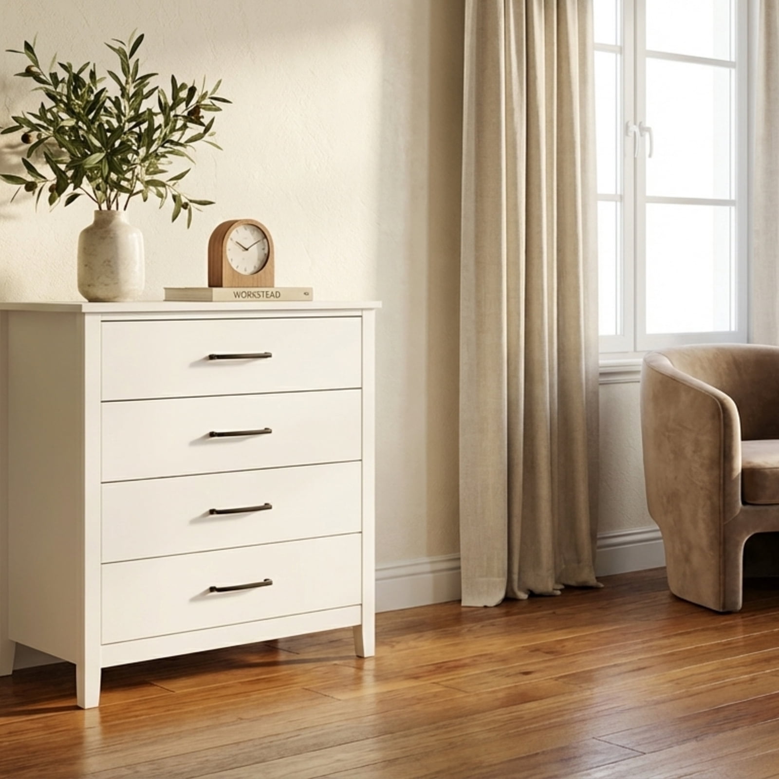 Furnibear 2, White - Bedroom Closet Office Dresser Organizer Home Furniture Home Furniture Home Furniture