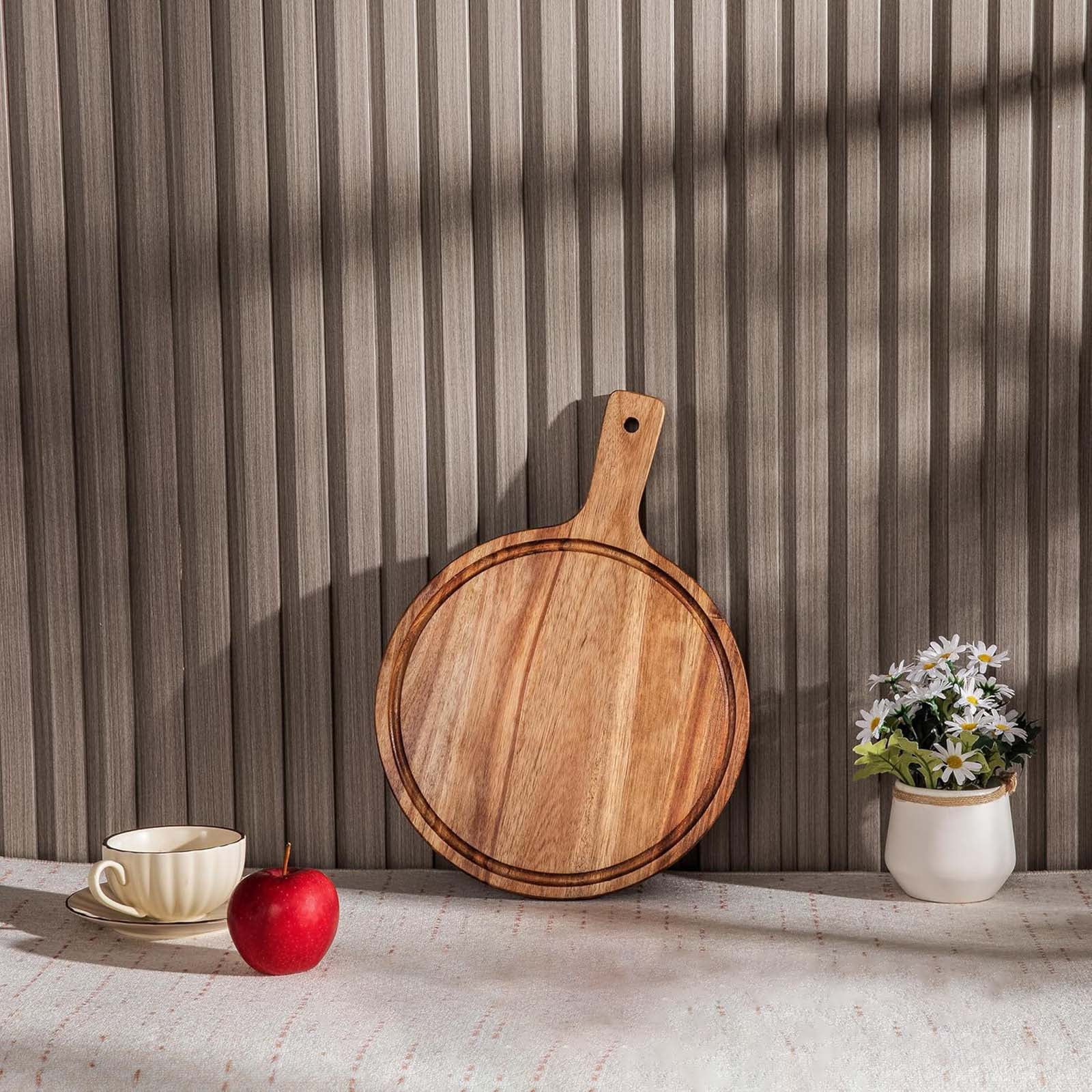 Handheld Pizza Pan Materials For Outdoor Picnics And Family Gatherings Bread Serving Board