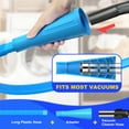 thumbnail image 6 of DRYVENCK Dryer Vent Cleaner Kit and Dryer Lint Brush Vacuum Hose Attachment Brush Lint Remover Power Washer and Dryer Vent Vacuum Hose Replacement Parts(Blue), 6 of 13