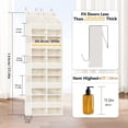 thumbnail image 2 of Godance Over the Door Organizer 5 Tiers, Extra Large Behind Door Storage of 10 Compartments, 80 lbs Over the Door Storage, Hanging Door Organizer for Closet, Pantry, Bedroom, Bathroom (Beige), 2 of 9