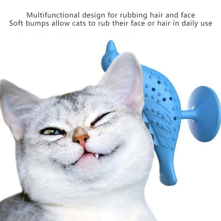 Cat self cleaning toothbrush with catnip inside 2025