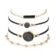 thumbnail image 4 of Conjunto de pulseras boho para mujer, 5 piezas, elegantes pulseras con cuentas negras y forma geométrica, brazaletes y pulseras, conjunto de joyas para mujer y niña, 4 of 6