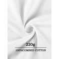 thumbnail image 3 of Graphic print, boutique 220g thickened cotton T-shirt, men's fashion casual cotton T-shirt, short sleeve crew neck T-shirt, 3 of 5