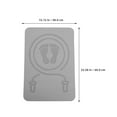 thumbnail image 2 of HONMEET Non Slip Exercise Mat Workout Pad TPE Grey Home Use 1Pcs, 2 of 8
