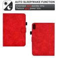 thumbnail image 2 of SaniMore Business Case for iPad 10th Generation 10.9" 2022, PU Leather Case Shockproof TPU Shell Card Holder Hand Rope Anti-slip Strip Full Protective Wallet Tablet Magneic Case For iPad 2022, Red, 2 of 10
