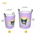 thumbnail image 5 of Large Laundry Basket with Handle, Kuromi and My Melody Collapsible Laundry Hamper, Dirty Clothes Storage Basket for Living Room, Bathroom, Bedroom, College Dorm, 5 of 7