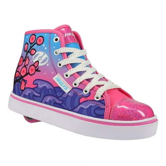 Talon Velours Rose/bleu - HE101590H-PKBLCY