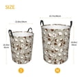 thumbnail image 5 of Balery Cotton Tree Round Laundry Basket with Handles Waterproof Freestanding Laundry Hamper for Clothes Toys in the Dorm and Family-Small, 5 of 8