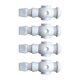 thumbnail image 5 of Figuras de futbolín de 4 piezas para mesa de fútbol, ​​aptas para juegos de fútbol con varillas de 5/8 pulgadas Blanco, 5 of 9
