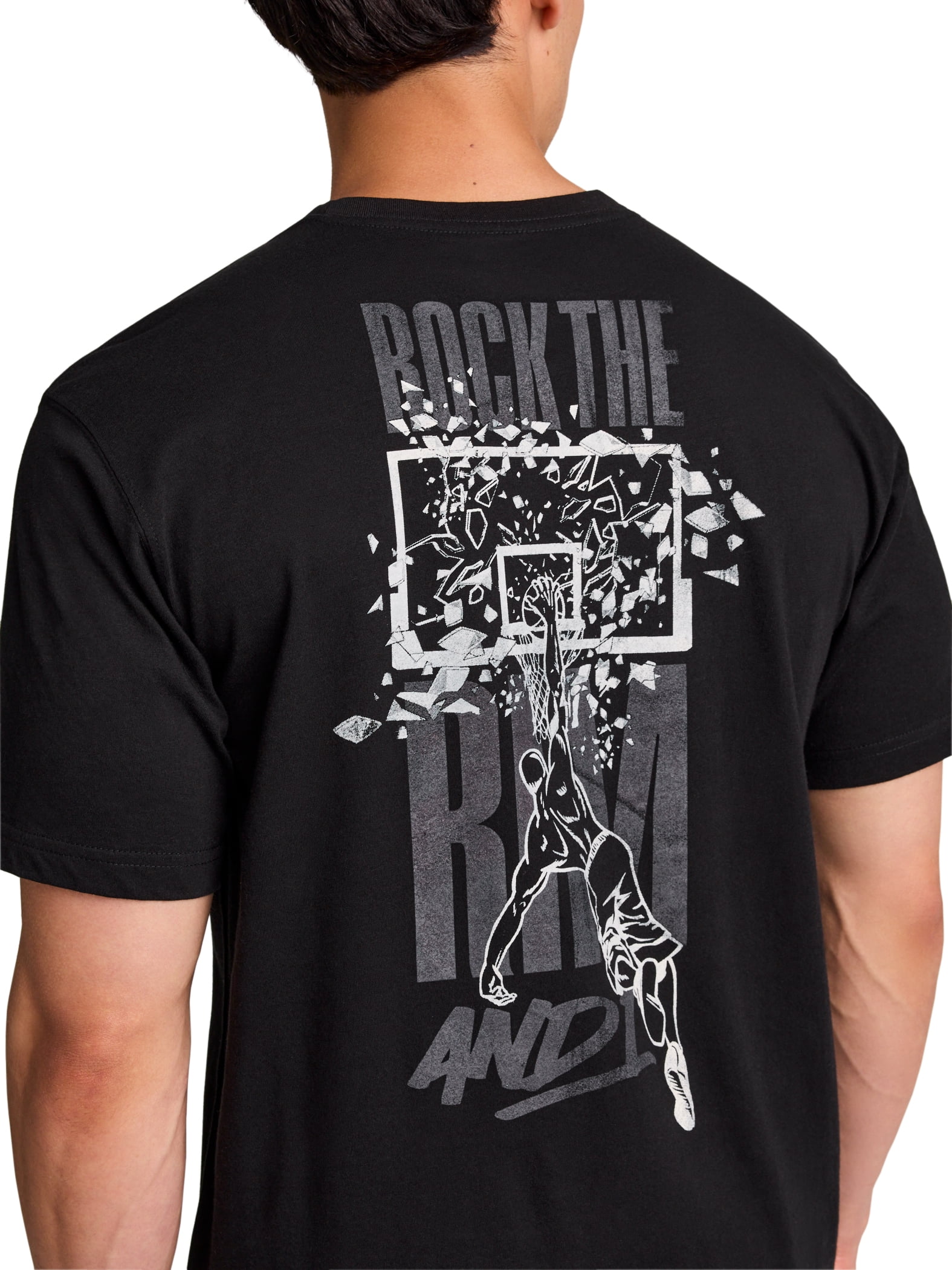 AND1 Men's and Big Men's Graphic T-Shirt, up to Size 5XL