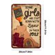 thumbnail image 2 of Placa de Metal Vintage Wdftyju de hierro Rectangular de Whisky Girl 20x30cm, 2 of 9