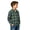 Z4-Green-kids casual button down shirt, variant on Boys Plaid Button Down Shirt Long Sleeve Lightweight Flannel Checkered Dress Shirts with Chest Pocket 2-15 Years