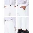 thumbnail image 6 of INSPIRE CHIC Men's Dress Solid Color Pants Straight Front Chino Slacks, 6 of 6