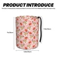 thumbnail image 3 of Kdxio Floral Mugs And Strawberries Car Trash Can Garbage Car Accessories Trash Can Car Waste Bin for for Driver and Passenger Any Vehicle, 3 of 7