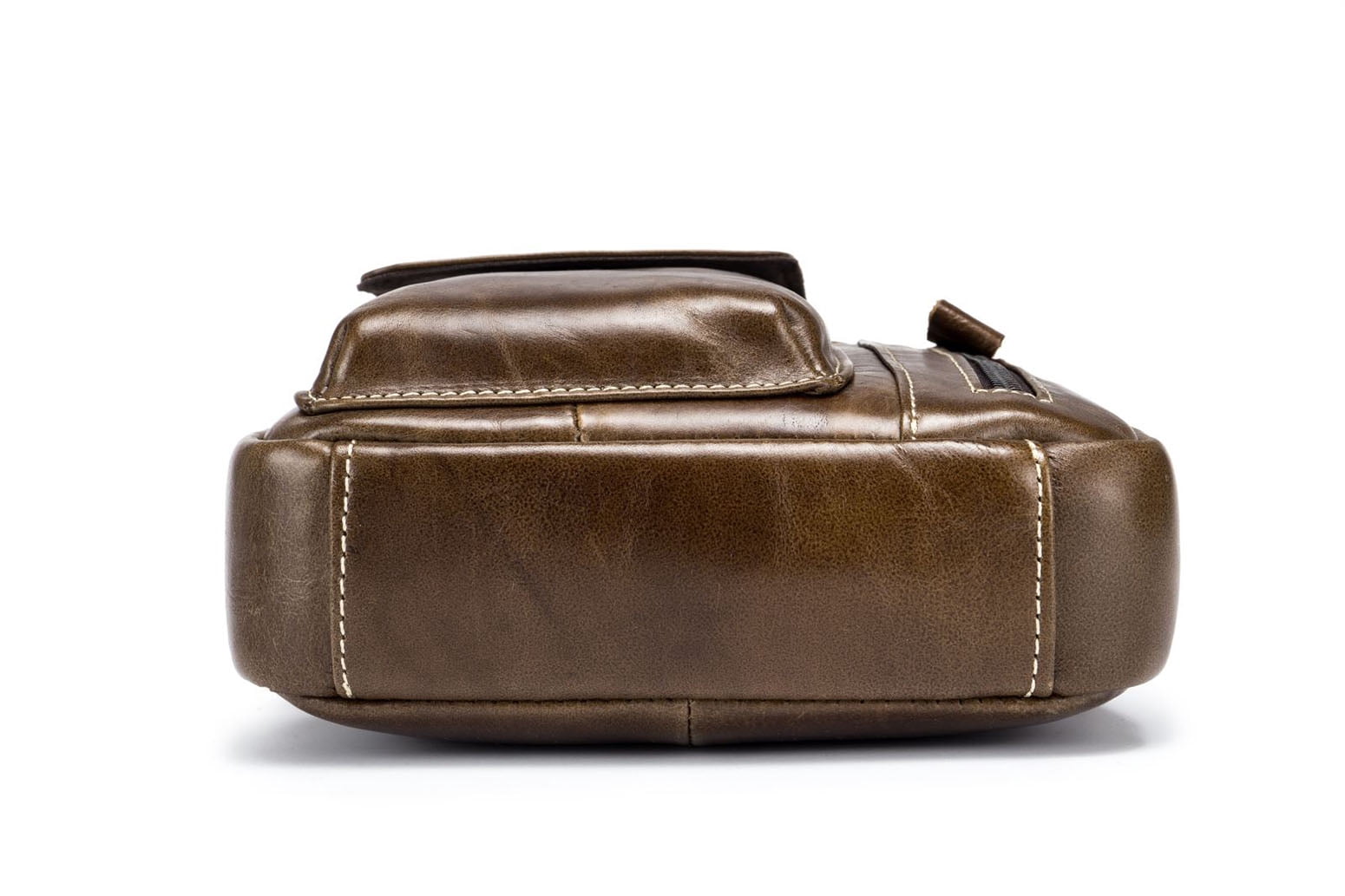 Leather Shoulder Bag Sling Bag Men Small  Crossbody Bag for Men Everyday Casual Travel Messenger Bag Handbag