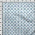 thumbnail image 4 of oneOone Viscose Chiffon Sky Blue Fabric Block Sewing Craft Projects Fabric Prints By Yard 42 Inch Wide-DZ, 4 of 6