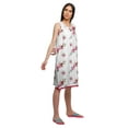 thumbnail image 3 of Moomaya Round Neck WoMen's A-Line Nightdress Sleeveless Printed Cotton Nightwear, 3 of 6