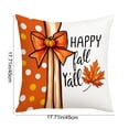 thumbnail image 3 of Fall Pillow Covers Thanksgiving Pillow Covers 17.7X17.7 Inches Fall Pumpkin Decorative Pillow Cases with Soft Fabric Hidden Zipper for Home Decor Fall Home Decor, 3 of 7