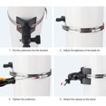 thumbnail image 2 of Dsseng Surveillance CCTV Camera 360 Degree Poles Hoop Mount Bracket Round Rings Adjustable Stainless Steel Hose Clamp Hoop, 2 of 12