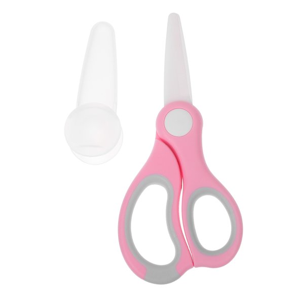 FOMIYES Tijeras Para Cortar Con Cerámica Y Funda Color Rosa Portátil Para Uso En Casa