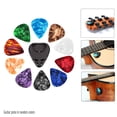 thumbnail image 1 of Guitar Pick Set – 10 Pcs with Stick-on Holder – 0.71mm Picks – Acoustic, Electric, Bass & Ukulele – Random Colors, 1 of 4