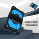 thumbnail image 5 of Funda Resistente a Golpes para Samsung Galaxy Tab A11+, Silicona Anti Caída + Funda Protectora de Capa de PC con Asa Giratoria de 360°, Soporte, Correa para el Hombro, Azul, para Galaxy Tab A11+, 5 of 8