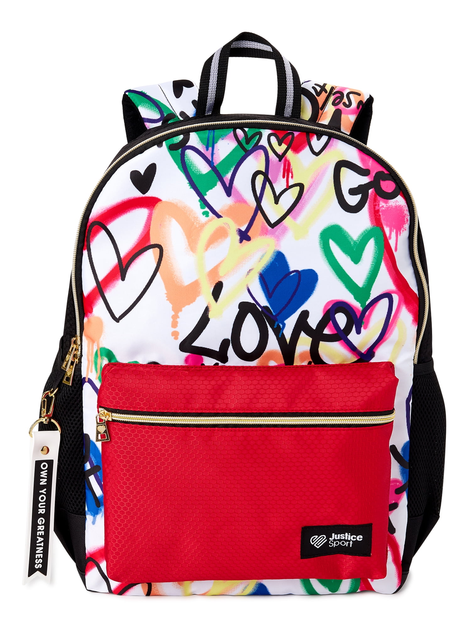 Justice J Sport Girls Grafitti Backpack