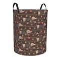 thumbnail image 2 of Balery Dachshund Dog Puppy Round Laundry Basket with Handles Waterproof Freestanding Laundry Hamper for Clothes Toys in the Dorm and Family-, 2 of 8
