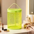 thumbnail image 4 of Transparent Water Repellent Travel Storage Bag with Star Pattern, Large Capacity PVC Toiletry Cosmetic Bag, Portable Leakproof Makeup Organizer, 4 of 6