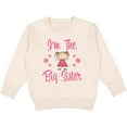 thumbnail image 2 of Inktastic The Big Sister Toddler Sweatshirt, 2 of 4