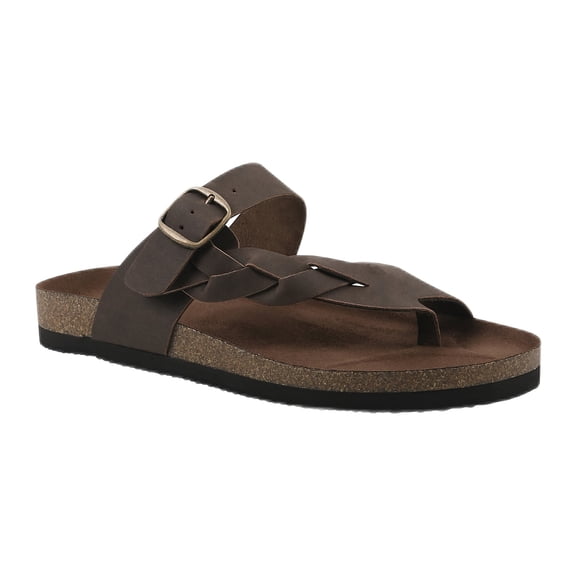 Mountain Sole Women's Braided Footbed Comfort Sandal