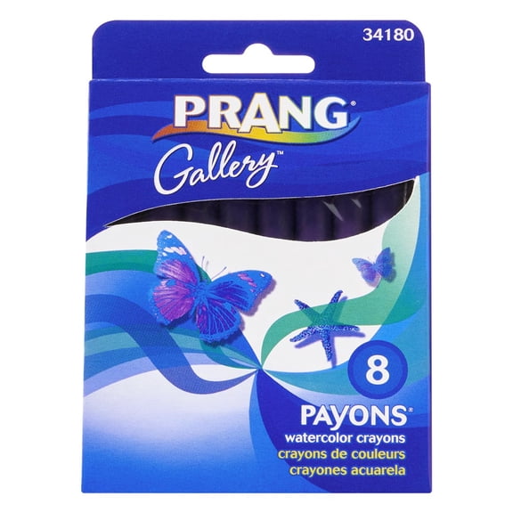 Prang, DIXX34180, Payons Watercolor Crayons, 8 / Pack, Multi