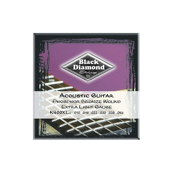 Black Diamond Phosphor Bronze Acoustic Guitar Strings