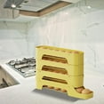 thumbnail image 6 of Food Grade Refrigerator Egg Holder Large Capacity Sliding Tray Auto Roll Design Stackable Storage Container For Fridge Organization, 6 of 6