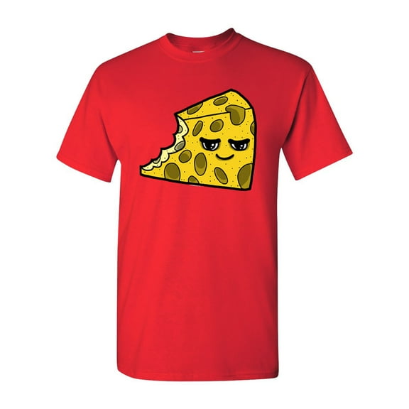 Too Cute To Eat Cheese Adult DT T-Shirts Tee