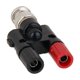 thumbnail image 5 of Conector BNC a Doble Banana perfecl Enchufes adaptador coaxial, 5 of 6
