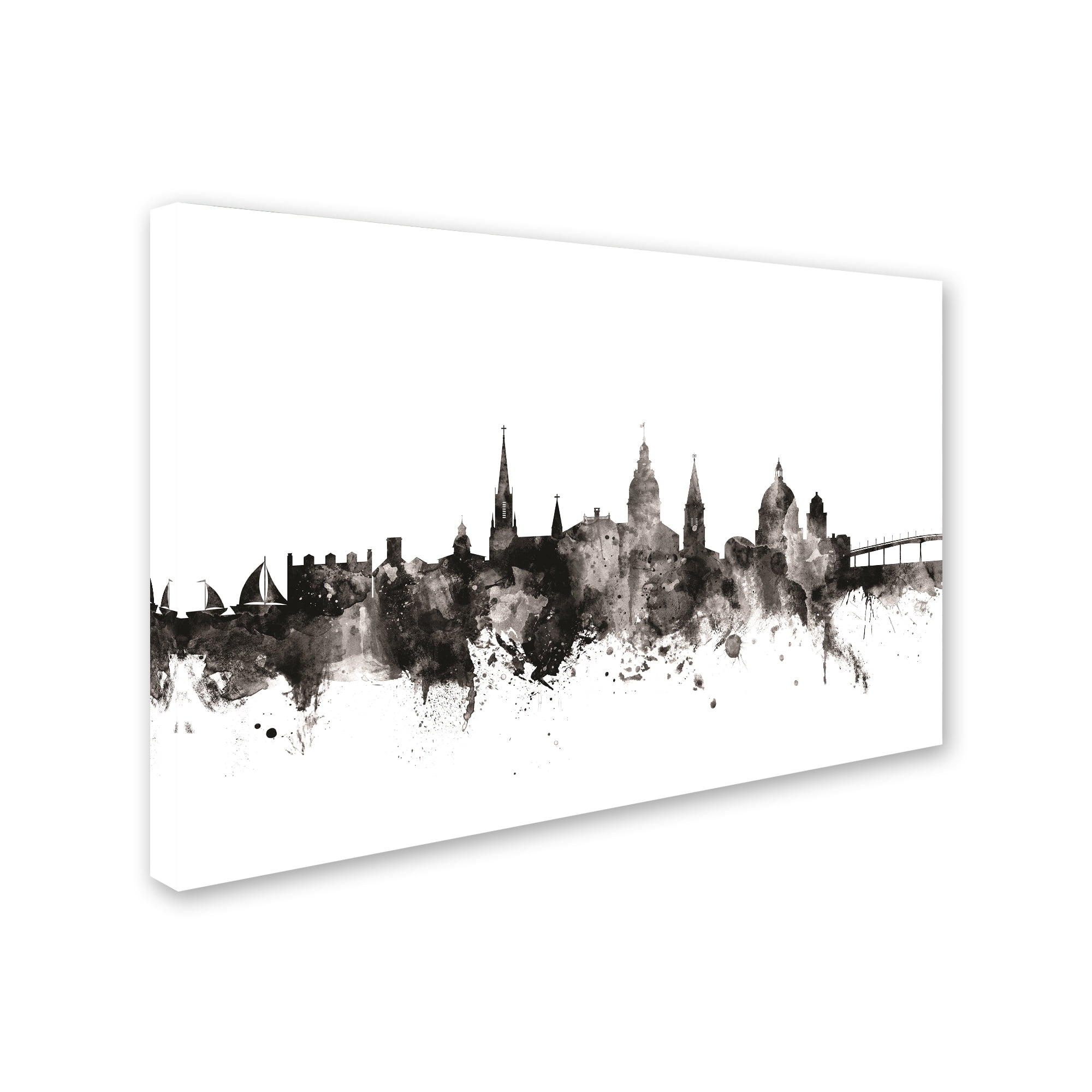 Trademark Fine Art 'Annapolis Maryland Skyline III' Canvas Art by Michael Tompsett