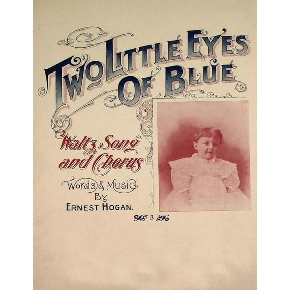 Two Little Eyes of Blue - Waltz, Song and Chorus - Sheet Music for Voice and Piano, (Paperback)