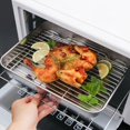 thumbnail image 4 of SUTENGDA 1 Set of Stainless Steel Roasting Pan with Rack Kitchen Storage Pan Oil Straining Grill Plate, 4 of 7