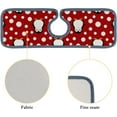 thumbnail image 3 of GZHJMY 2PCS Faucet Absorbent Mat, Cute Penguins Cartoon Washable Sink Splash Guard Drip Catcher, Kitchen Bath Countertop Microfiber Sink Drying Mats for Kitchen, 3 of 7