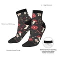thumbnail image 6 of Rocae Fly Agaric and Flowers for Premium Adult Socks,Comfortable, Breathable, and Durable Socks, Perfect for Everyday Wear, 6 of 7