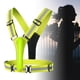 thumbnail image 4 of Chaleco reflectante LED, tiras LED de doble cara recargables, equipo de elástico para caminar de noche, correr, trabajador, ciclismo, hombres, mujeres, andadores Amarillo Zulema Chaleco reflectante para correr, 4 of 8