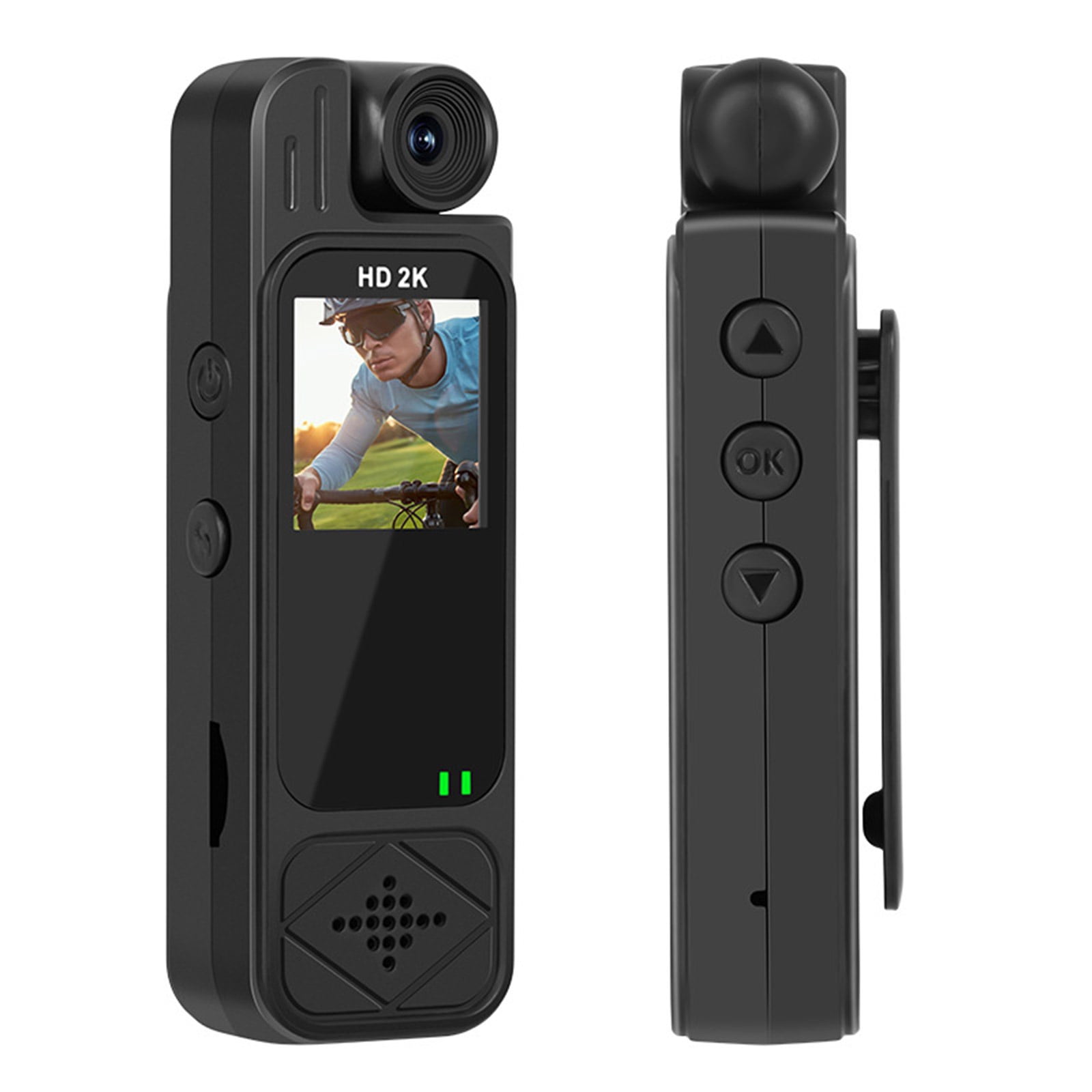 Small Camera With Night Visioning And 128GB Storage Support Pocket Video Camera For Hiking And Cycling Activity