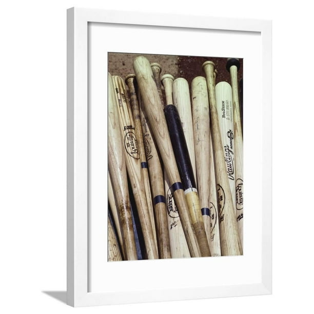 Baseball Bats Framed Print Wall Art By Paul Sutton