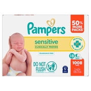 Baby Wipes Pampers Sensitive 1008 Wipes, 18X