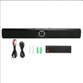 thumbnail image 1 of Barra de sonido HIFI Bluetooth BS‑20, altavoz subwoofer con luces RGB, 4 altavoces de 5 W, sistema de cine en casa inalámbrico, 1 of 14